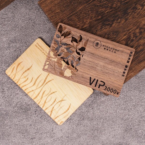 Hotel Wooden Cards