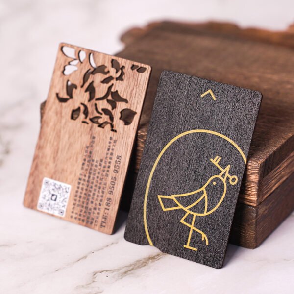 Wooden NFC Cards