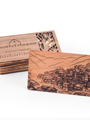 Wooden NFC Cards
